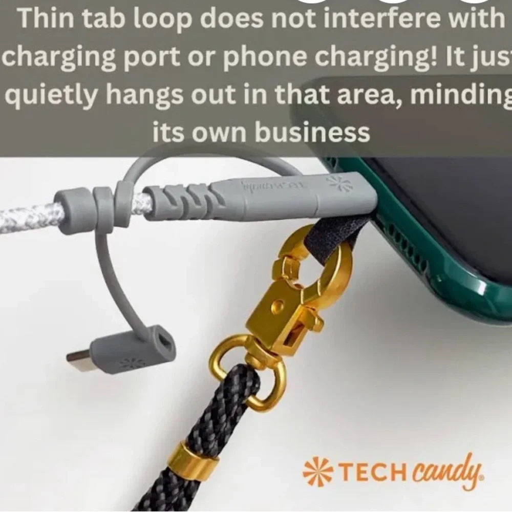 Tech Candy - Universal Phone Lanyard- NWT- BLACK
